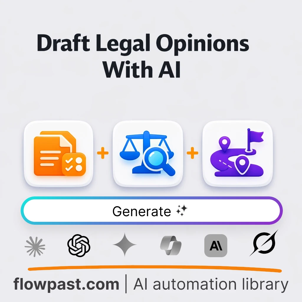 Draft a Legal Opinion Memo with this AI Prompt - AI prompt template
