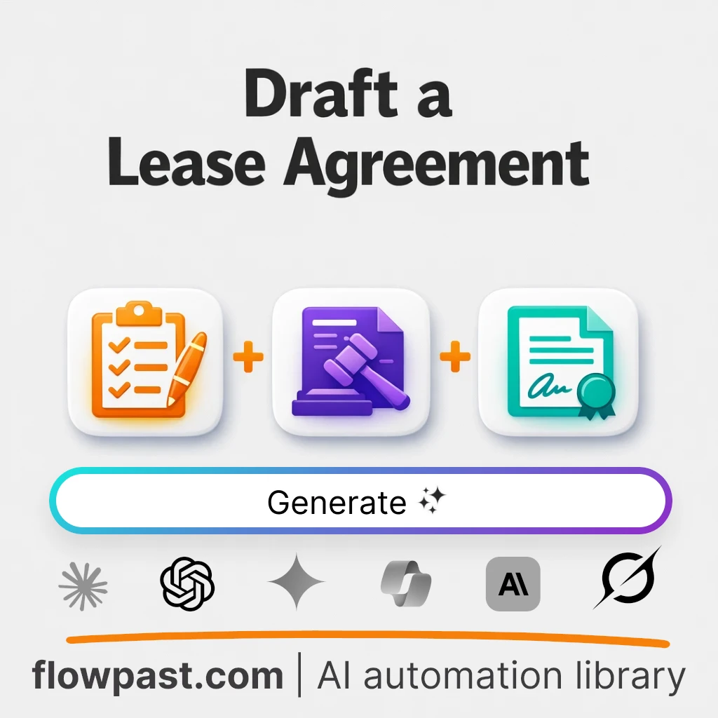 Draft a Plain-English Lease Agreement with this AI Prompt - AI prompt template