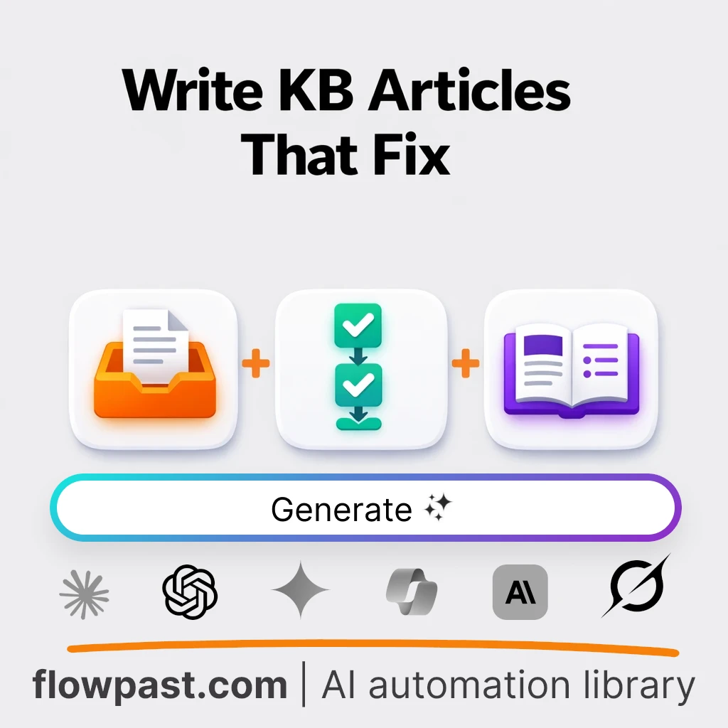 Write Knowledge Base Articles with this AI Prompt - AI prompt template