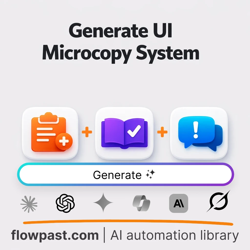 Write UI Microcopy Guidelines with this AI Prompt - AI prompt template