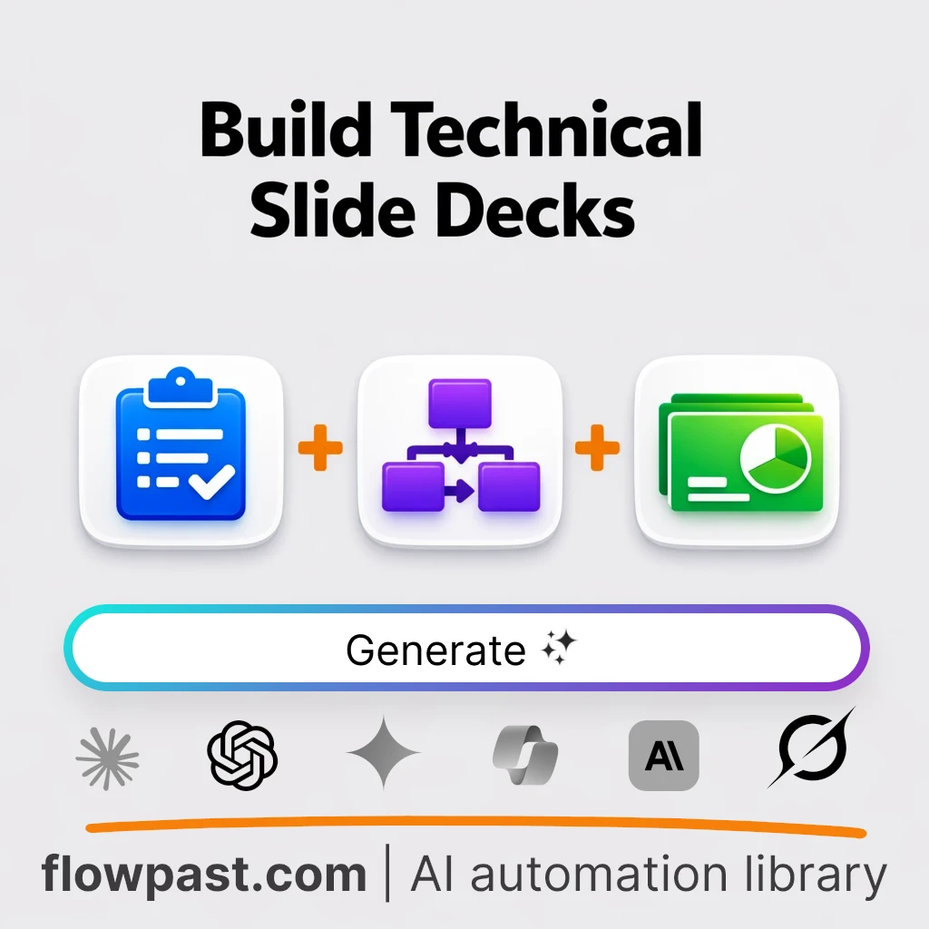 Build a Technical Slide Deck Outline with this AI Prompt - AI prompt template