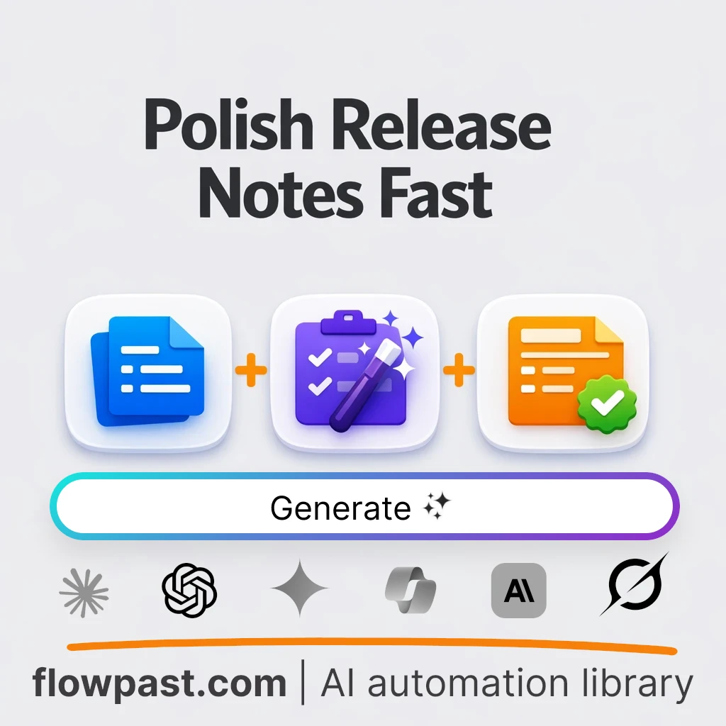 Write Software Release Notes with this AI Prompt - AI prompt template