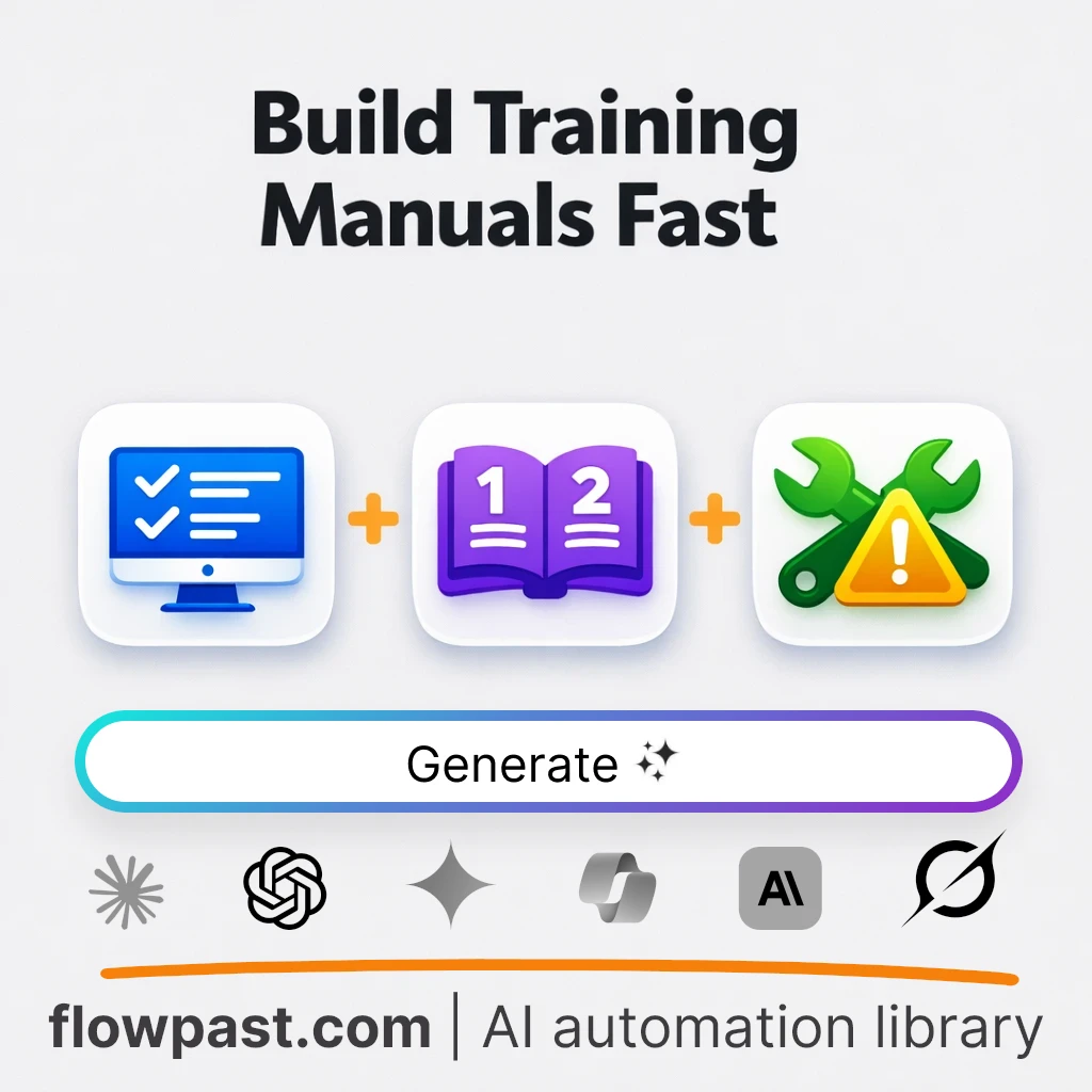 Build a Software Training Manual with this AI Prompt - AI prompt template