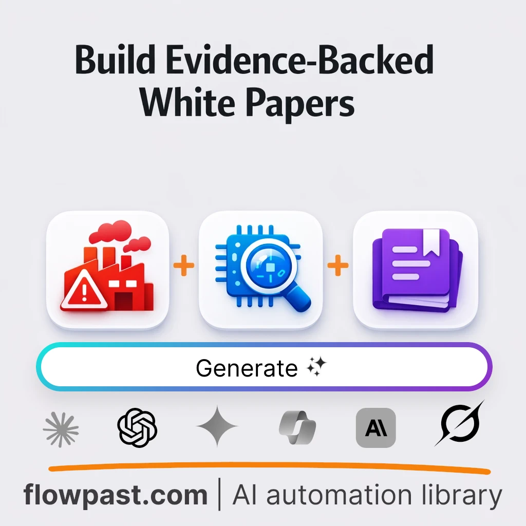 Write an Evidence-Backed White Paper with this AI Prompt - AI prompt template