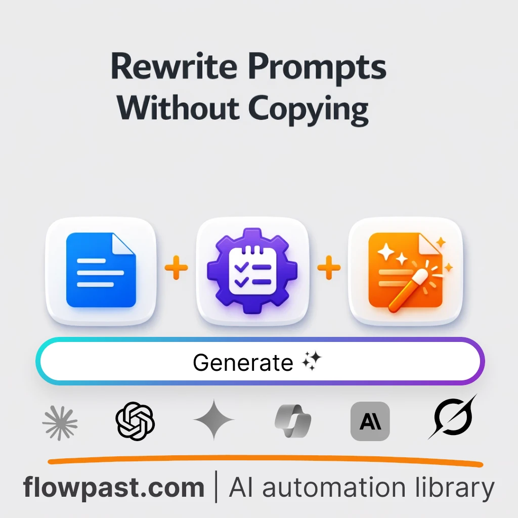 Create Prompt Rewrite Framework AI Prompt - AI prompt template