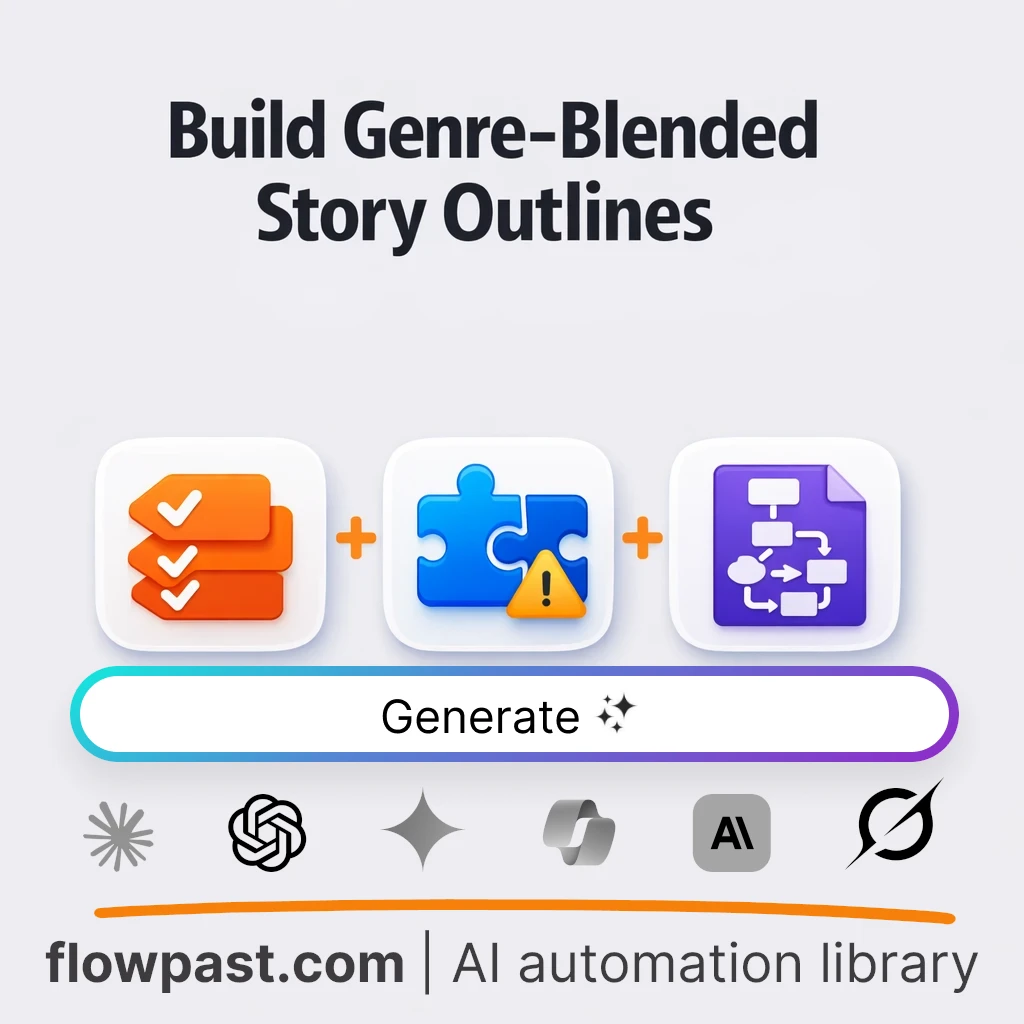 Cross-Genre Story Outline Builder AI Prompt - AI prompt template