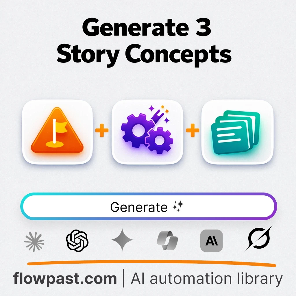 Create 3 Story Concepts From One Conflict AI Prompt - AI prompt template