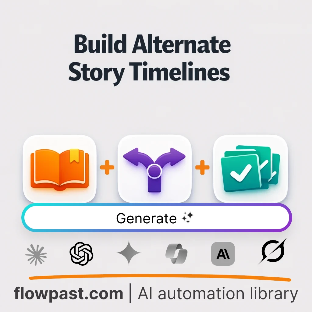 Create Alternate Timeline Plotlines with this AI Prompt - AI prompt template