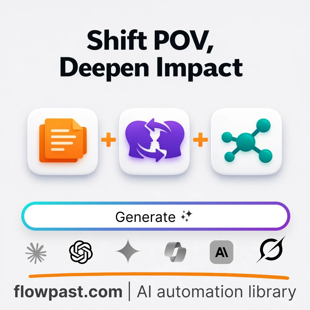 Convert Story Point of View AI Prompt - AI prompt template