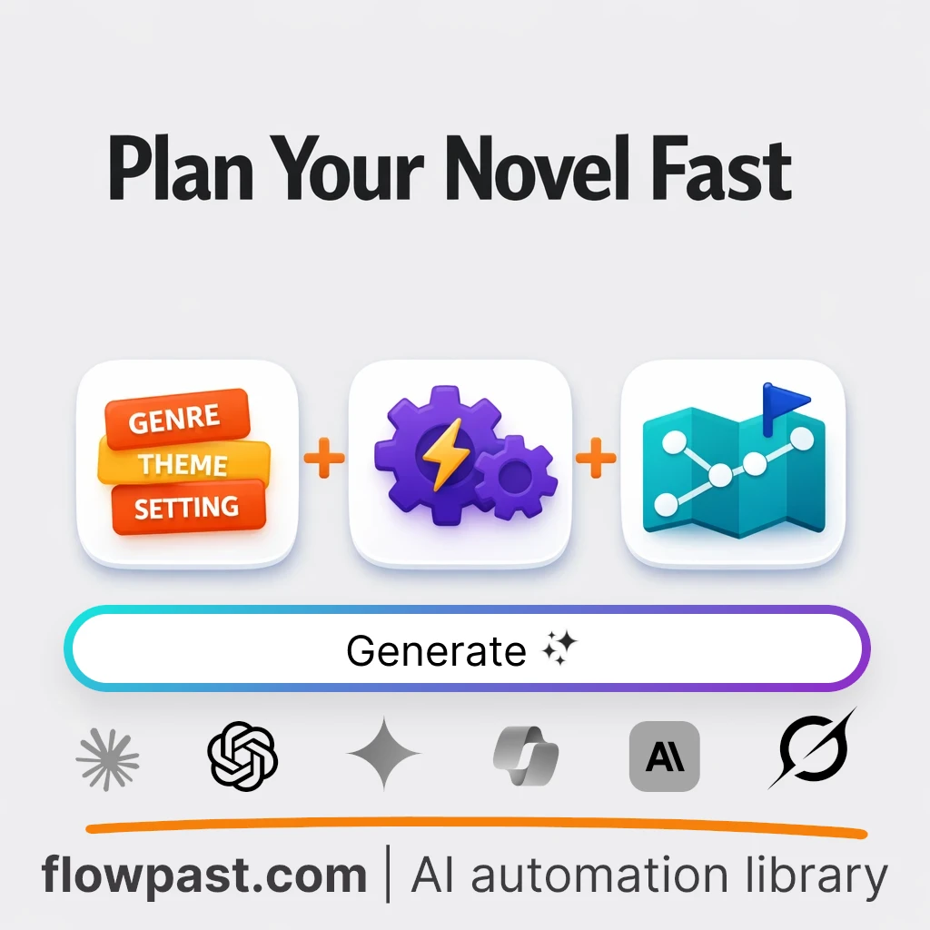 Write a Novel Blueprint with this AI Prompt - AI prompt template