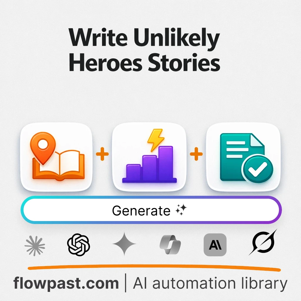 Write Unlikely Hero Short Stories AI Prompt - AI prompt template