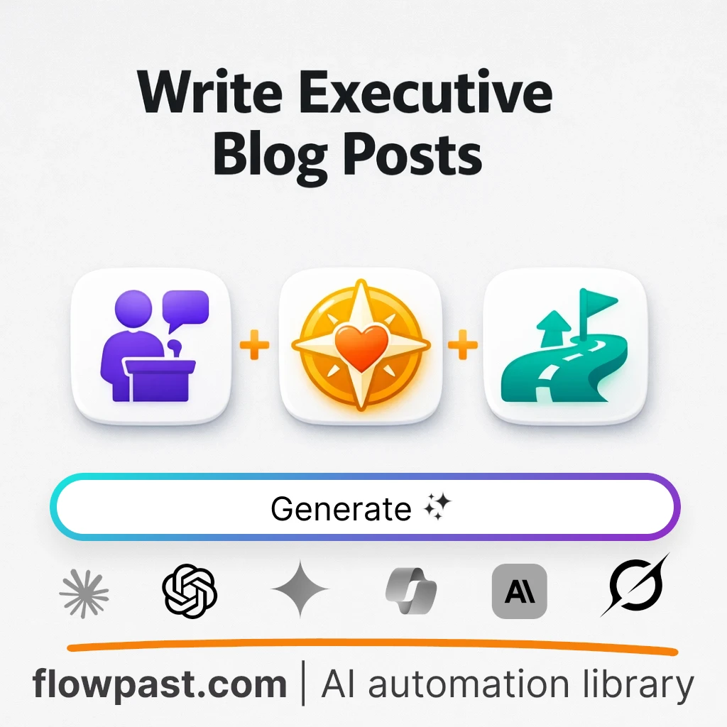 Write a C-Suite Blog Post with this AI Prompt - AI prompt template