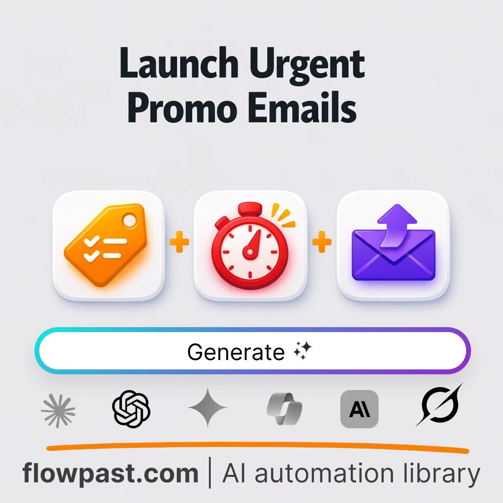 Write Limited-Time Promo Email with this AI Prompt - AI prompt template