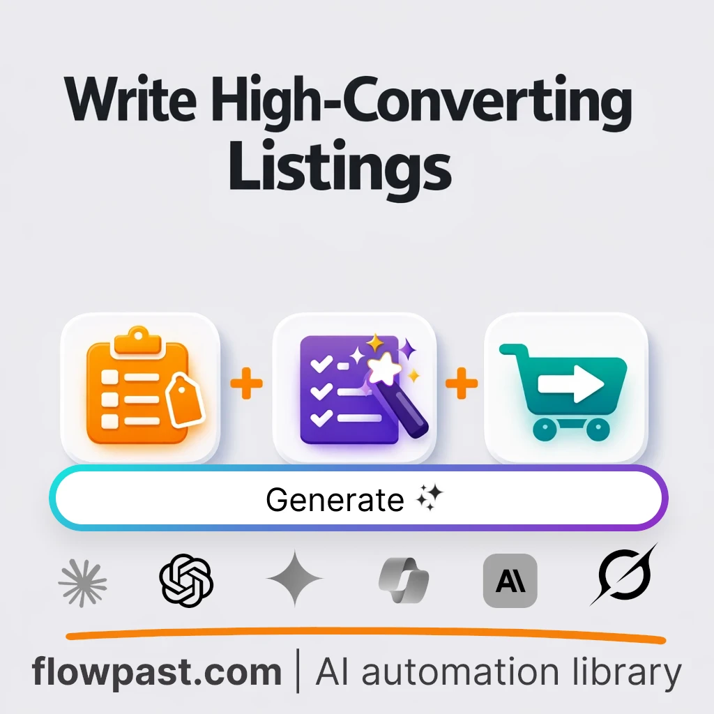 Write E-commerce Product Listings with this AI Prompt - AI prompt template