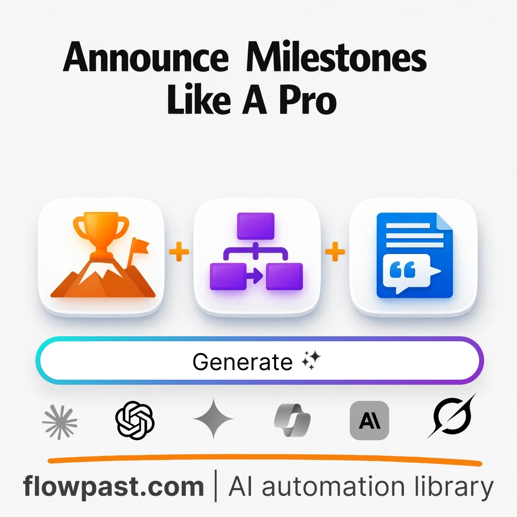 Write a Company Milestone Press Release with this AI Prompt - AI prompt template