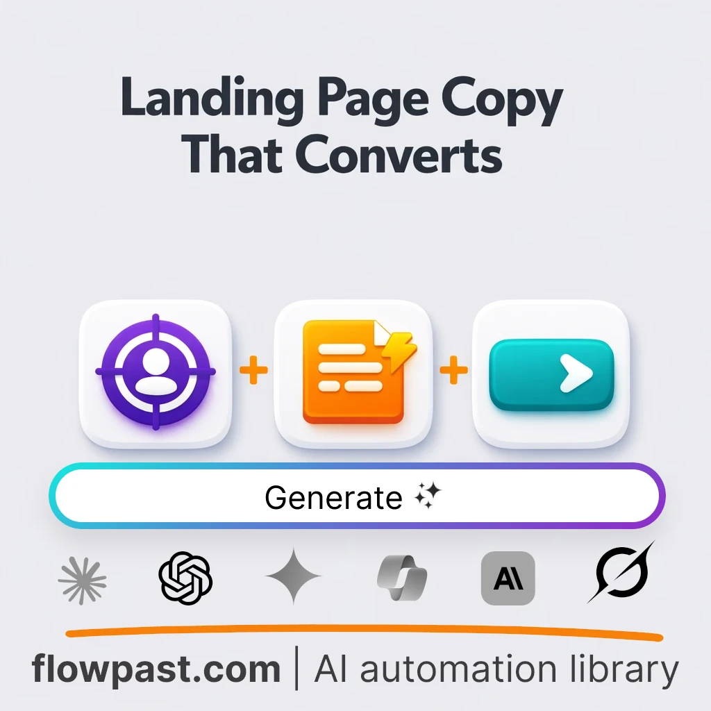 Write Landing Page Copy with this AI Prompt - AI prompt template