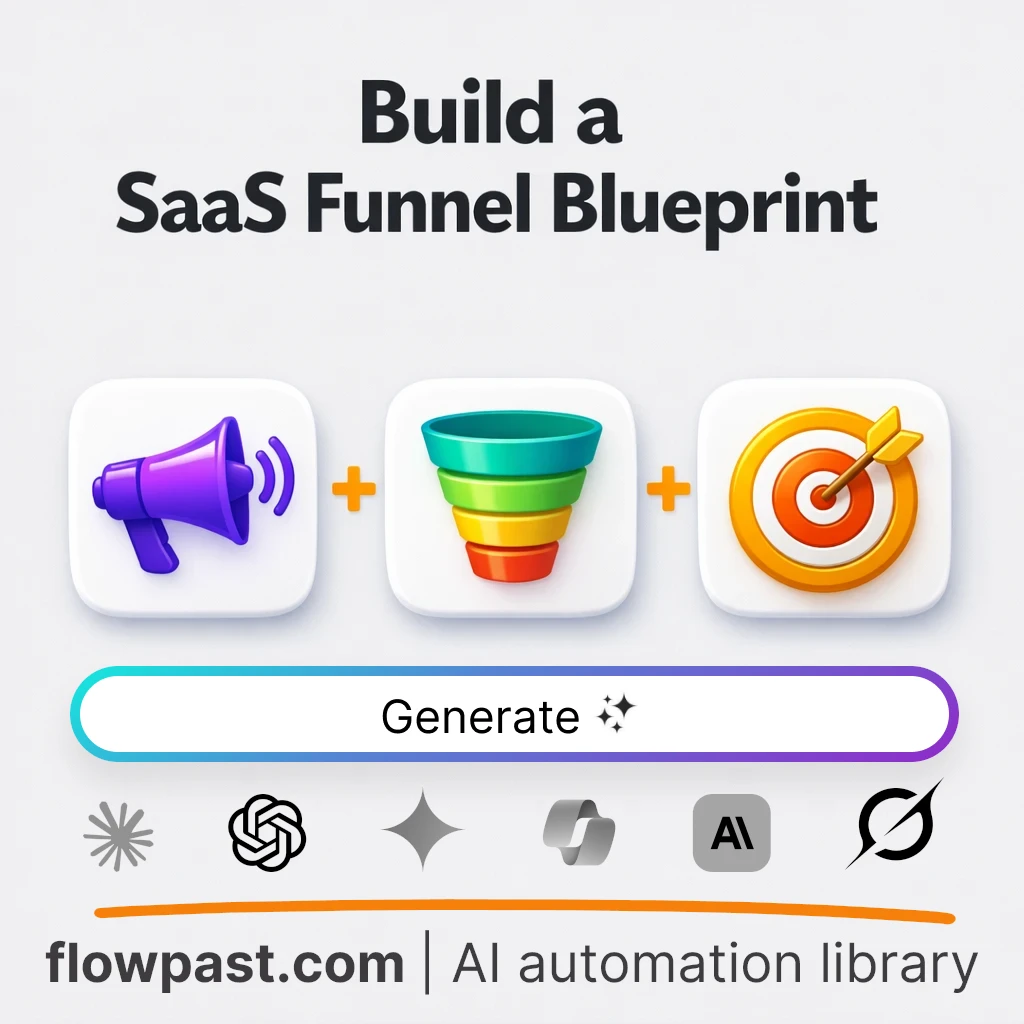 Build a B2B SaaS Funnel Playbook with this AI Prompt - AI prompt template