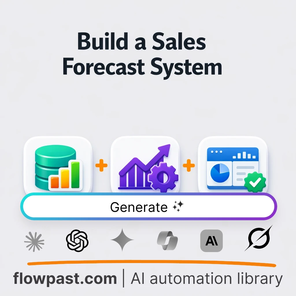 Build a Sales Forecasting Blueprint AI Prompt - AI prompt template