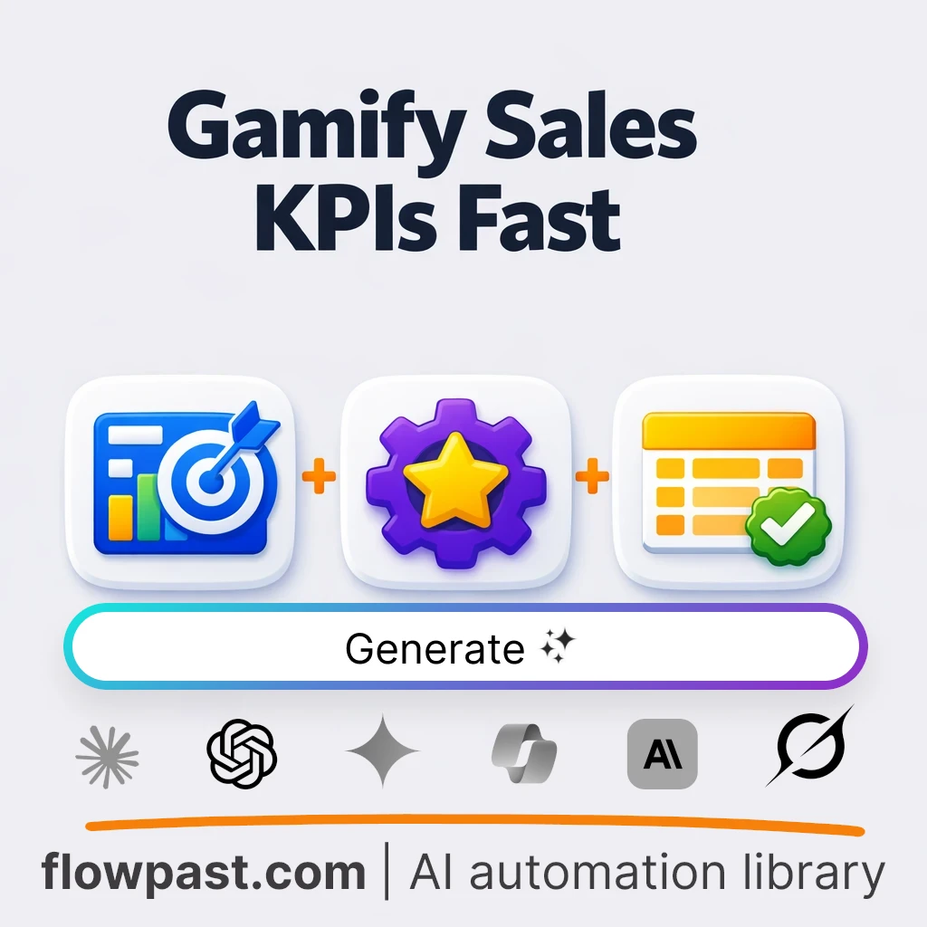 Build a Sales Gamification Blueprint AI Prompt - AI prompt template