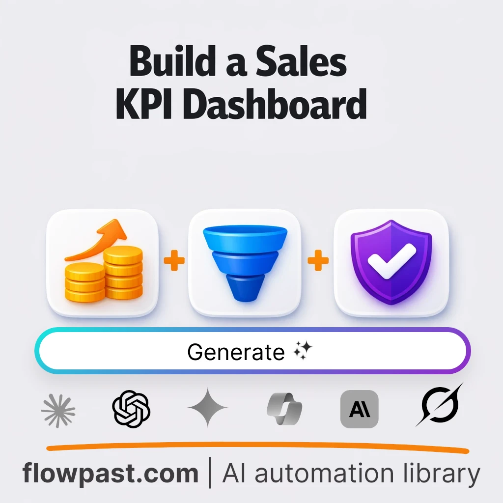 Build a Sales KPI Dashboard Table with this AI Prompt - AI prompt template