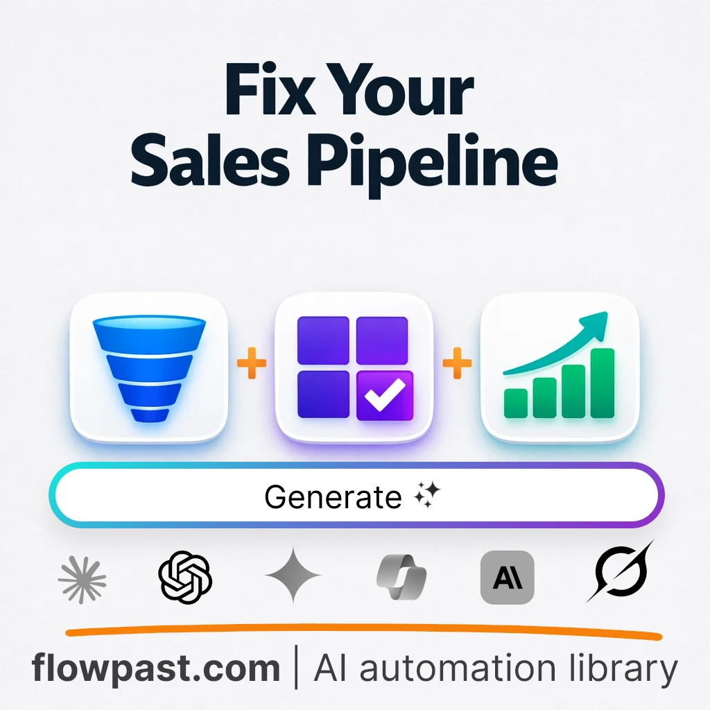 Sales Pipeline Optimization Report AI Prompt - AI prompt template