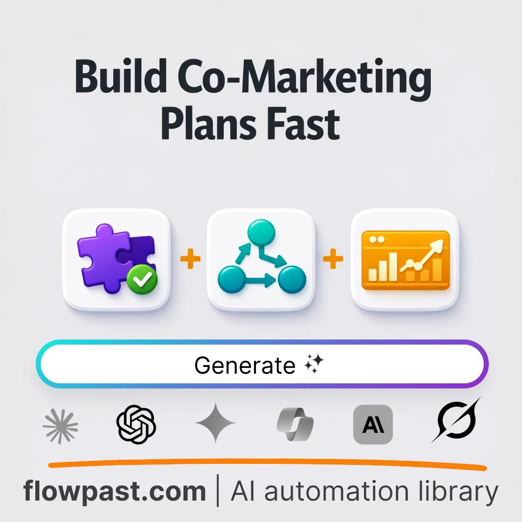 Build a Co-Marketing Partnership Plan AI Prompt - AI prompt template
