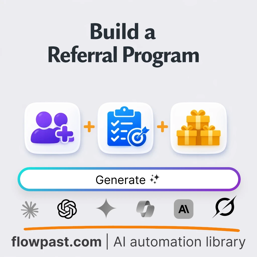 Build a Customer Referral Program Blueprint AI Prompt - AI prompt template