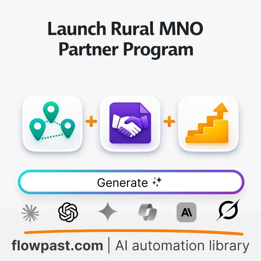 Launch Rural SEA MNO Partner Program AI Prompt - AI prompt template