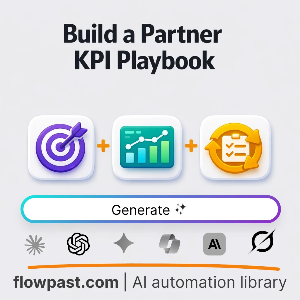 Build Partnership Goals and KPI Playbook AI Prompt - AI prompt template