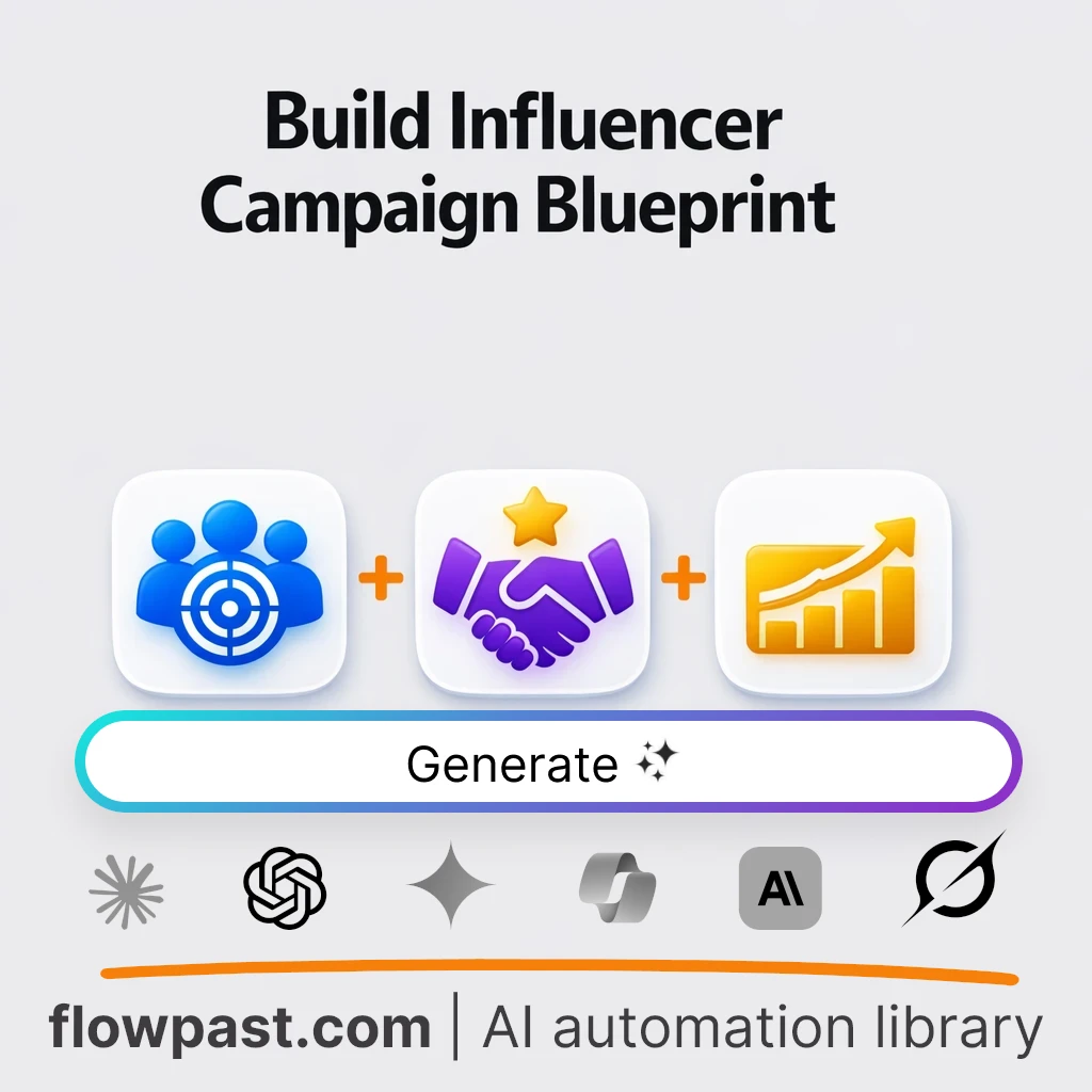 Build an Influencer Partnership Blueprint AI Prompt - AI prompt template
