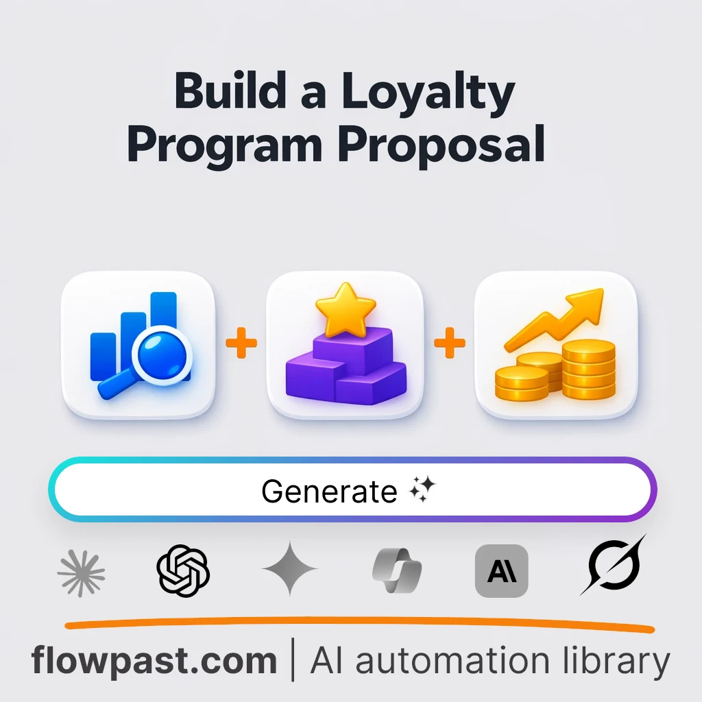 Write a Loyalty Program Business Proposal with this AI Prompt - AI prompt template
