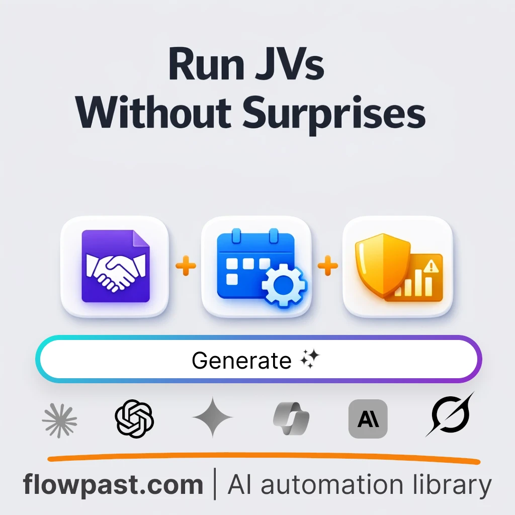 Build a JV Agreement Management Handbook AI Prompt - AI prompt template