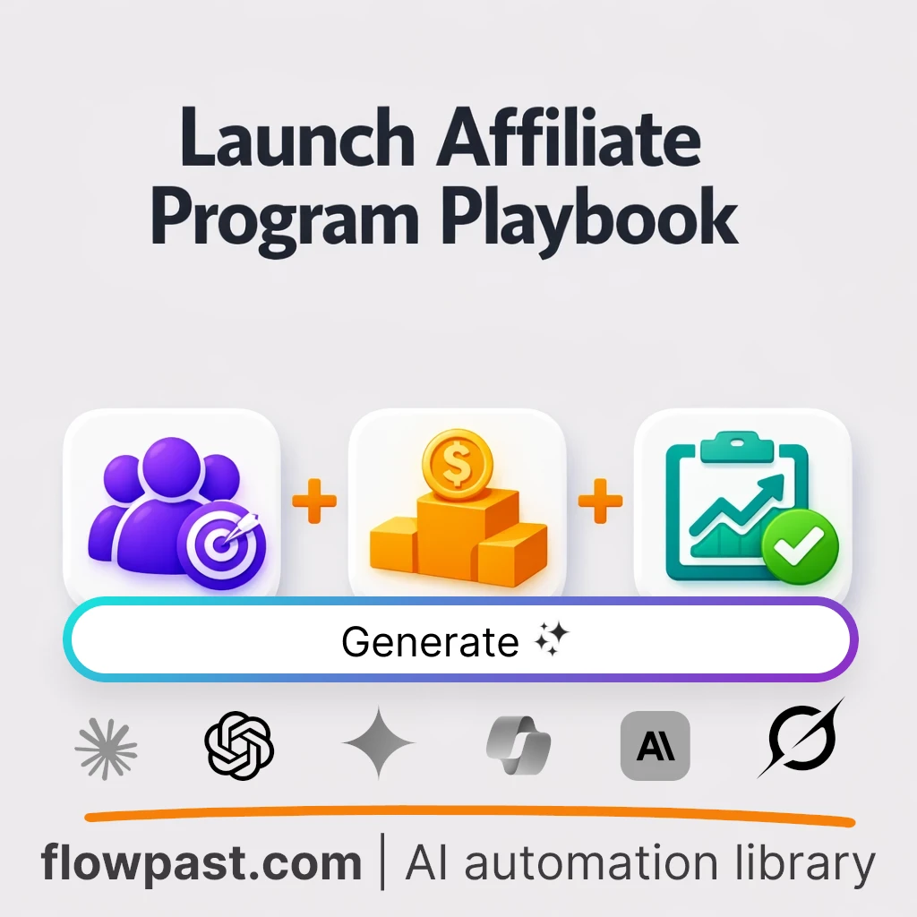 Launch an Affiliate Program Build Guide AI Prompt - AI prompt template