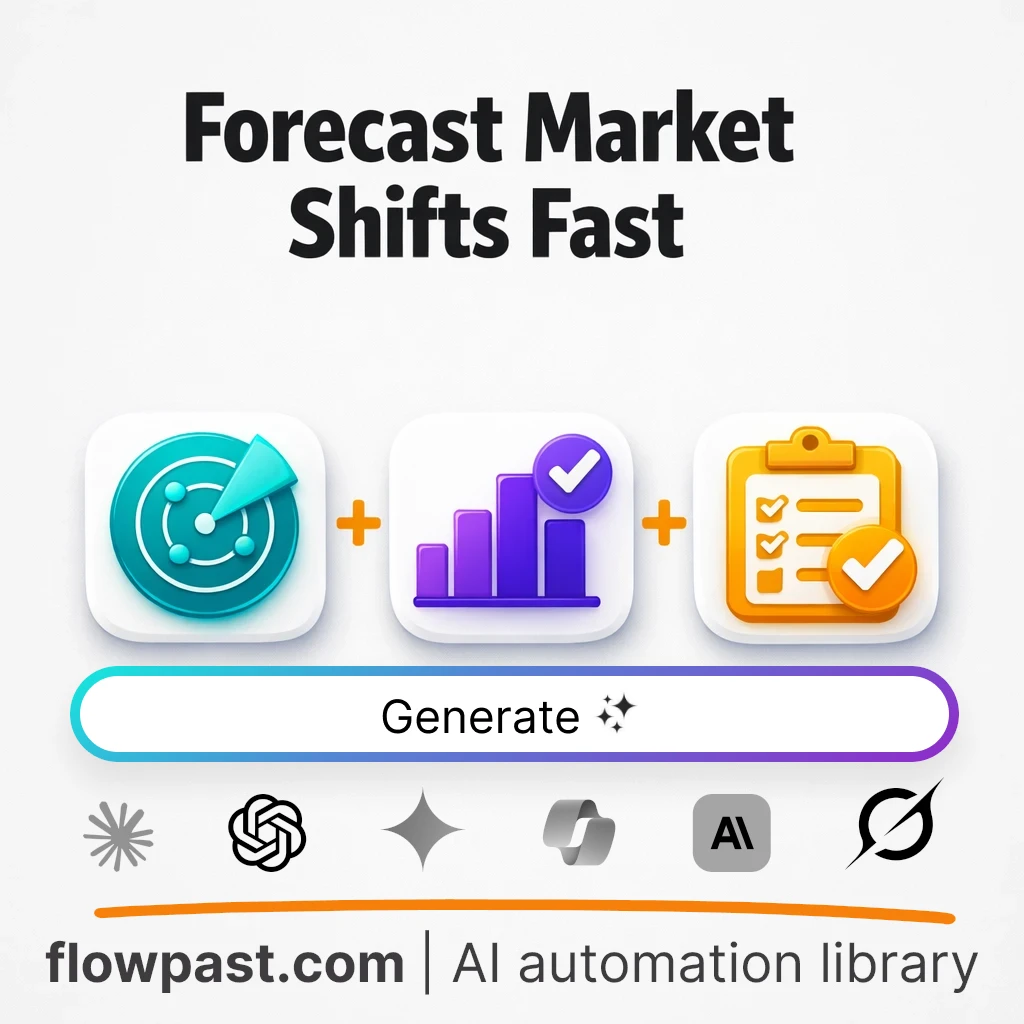 Create a Market Trend Intelligence Report AI Prompt - AI prompt template