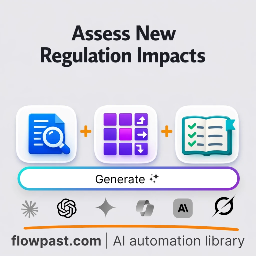 Regulatory Impact Briefing Report AI Prompt - AI prompt template