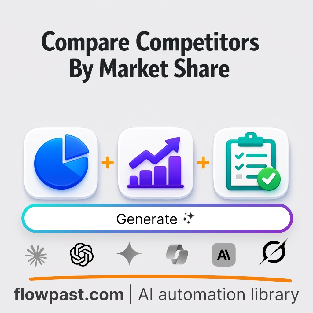 Create Market Share Comparison Tables AI Prompt - AI prompt template