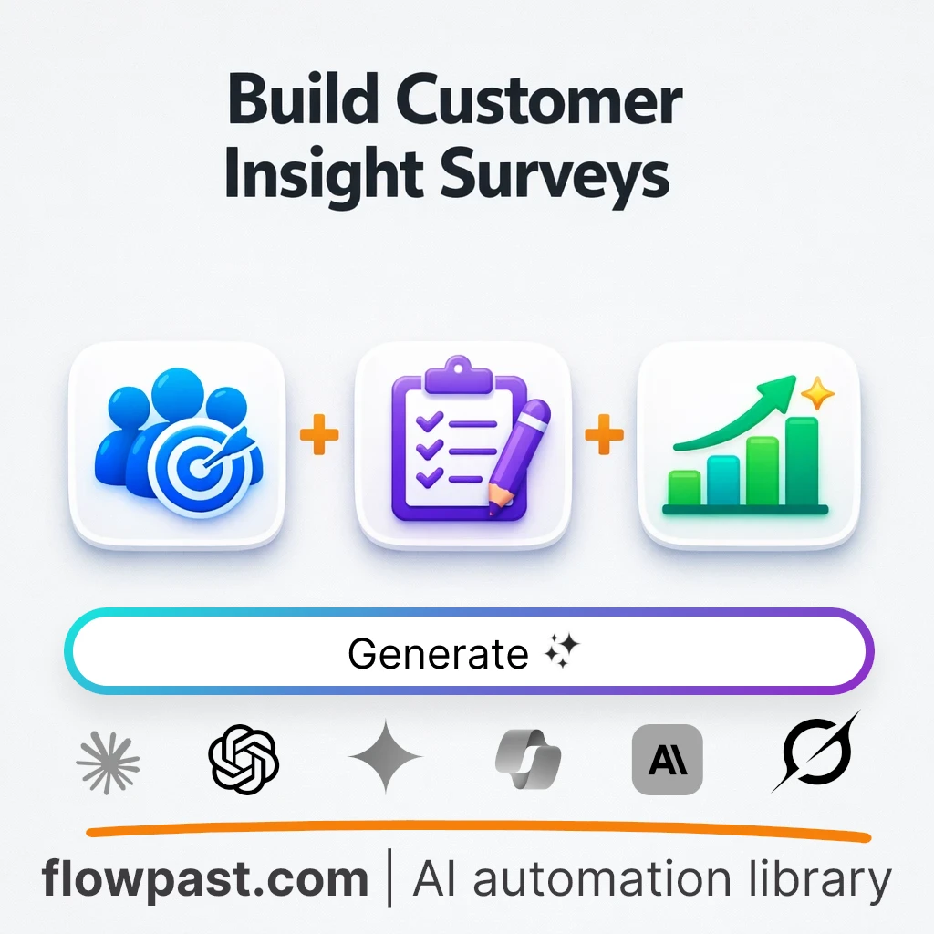Create Customer Insight Surveys AI Prompt - AI prompt template
