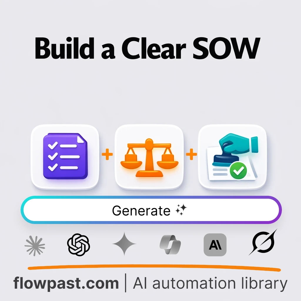 Build a 7-Step SOW Drafting Playbook AI Prompt - AI prompt template
