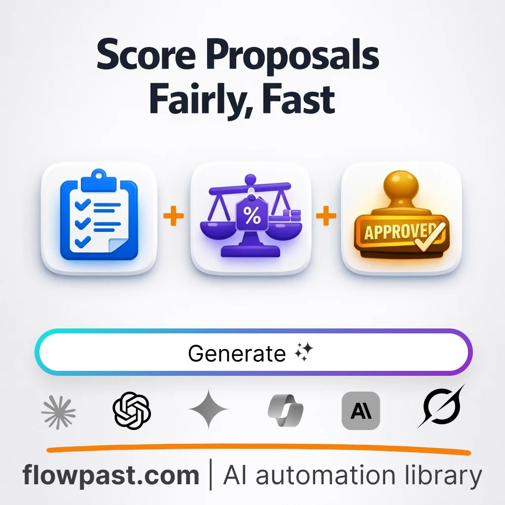 Create a Proposal Evaluation Scorecard AI Prompt - AI prompt template