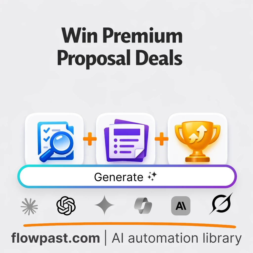 Proposal Playbook for Premium Buyers AI Prompt - AI prompt template