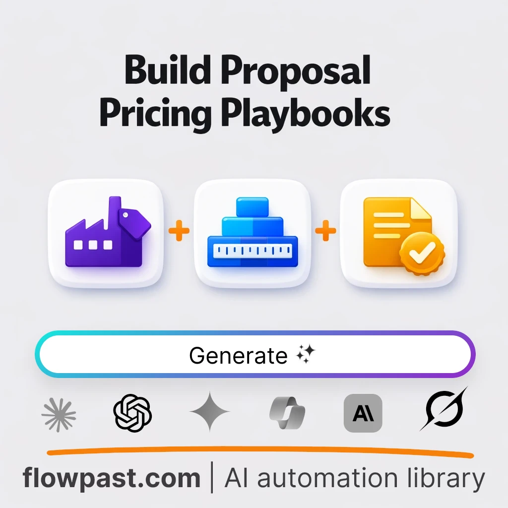 Pricing Strategy Playbook for Proposals AI Prompt - AI prompt template