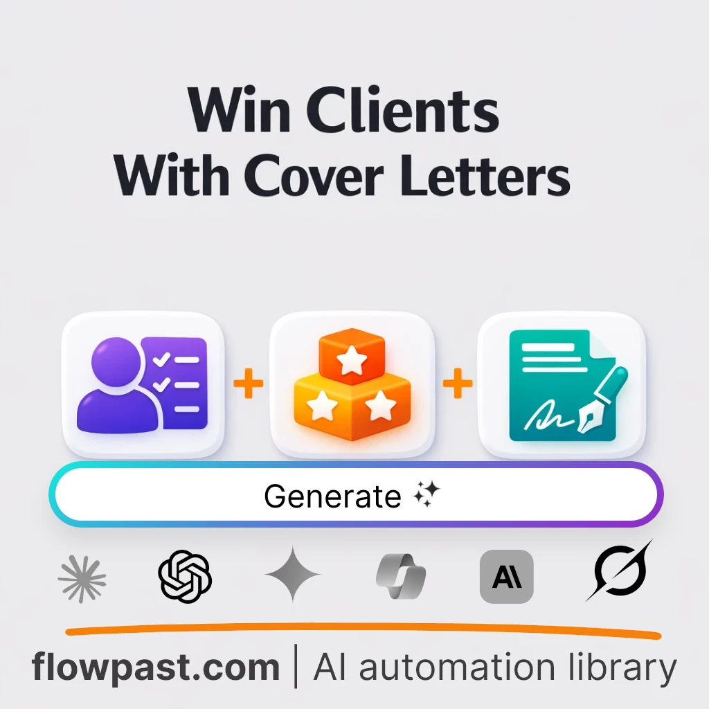 Write a Proposal Cover Letter with this AI Prompt - AI prompt template