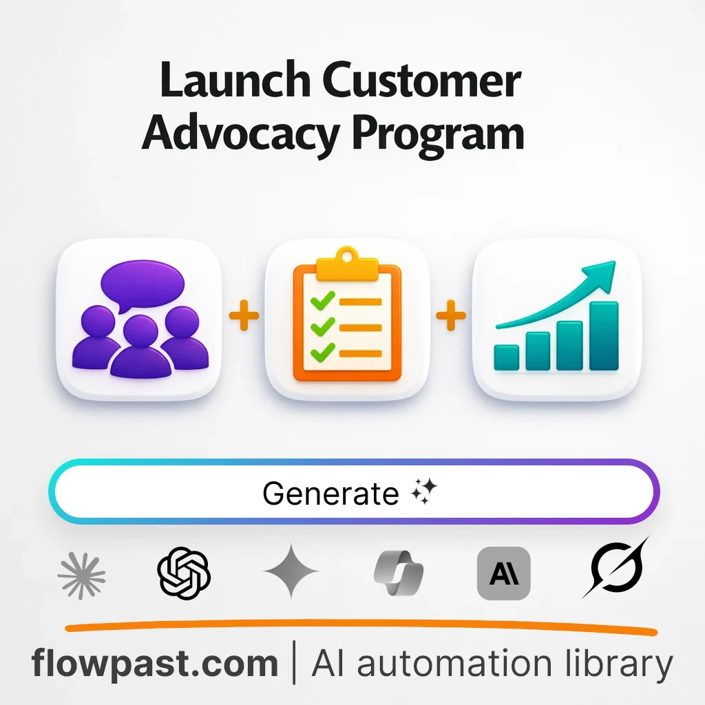 Launch a Customer Advocacy Playbook AI Prompt - AI prompt template