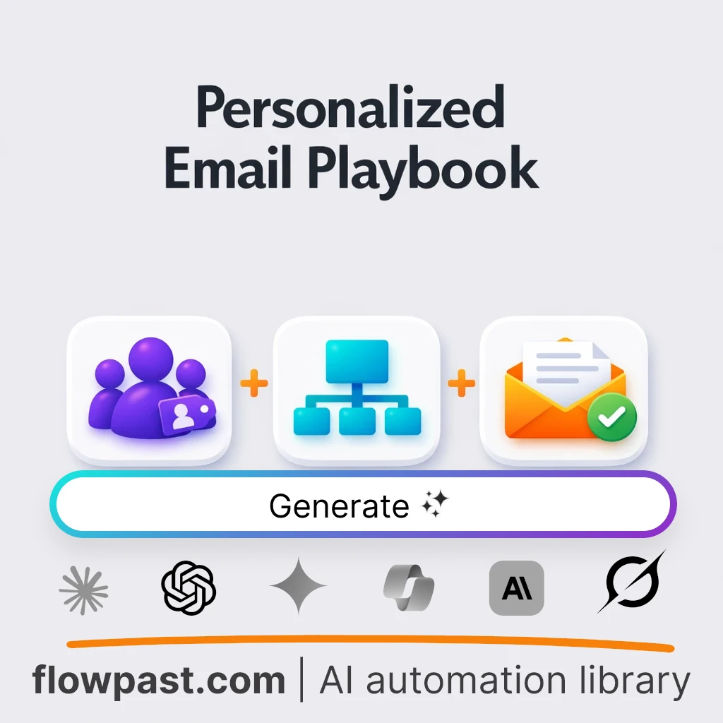 Write Personalized Email Playbooks with this AI Prompt - AI prompt template