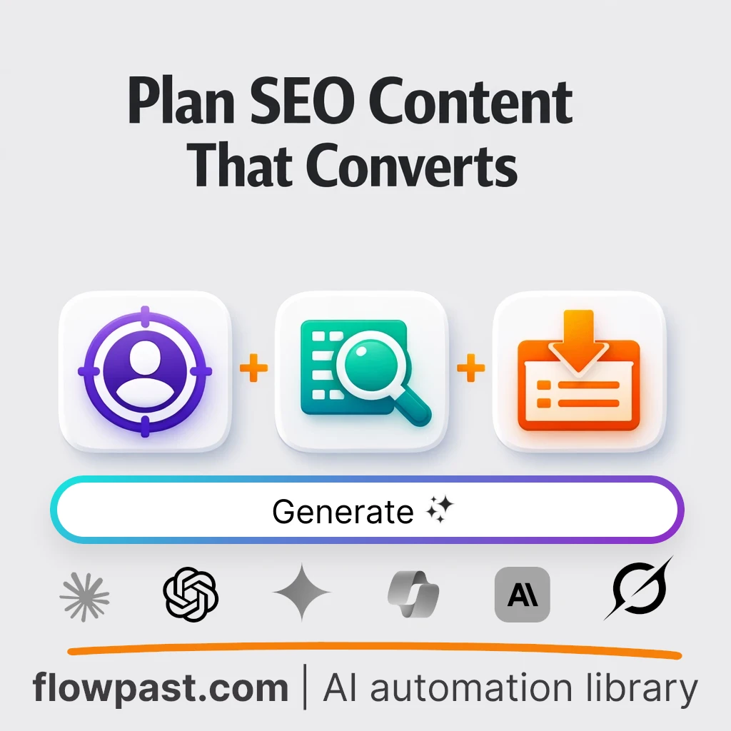 Create an SEO-Led Content Plan with this AI Prompt - AI prompt template