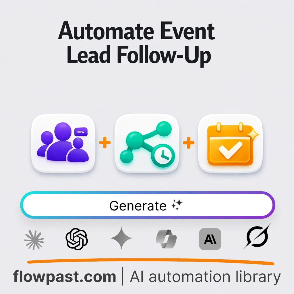 Build a Post-Event Lead Nurture Plan AI Prompt - AI prompt template