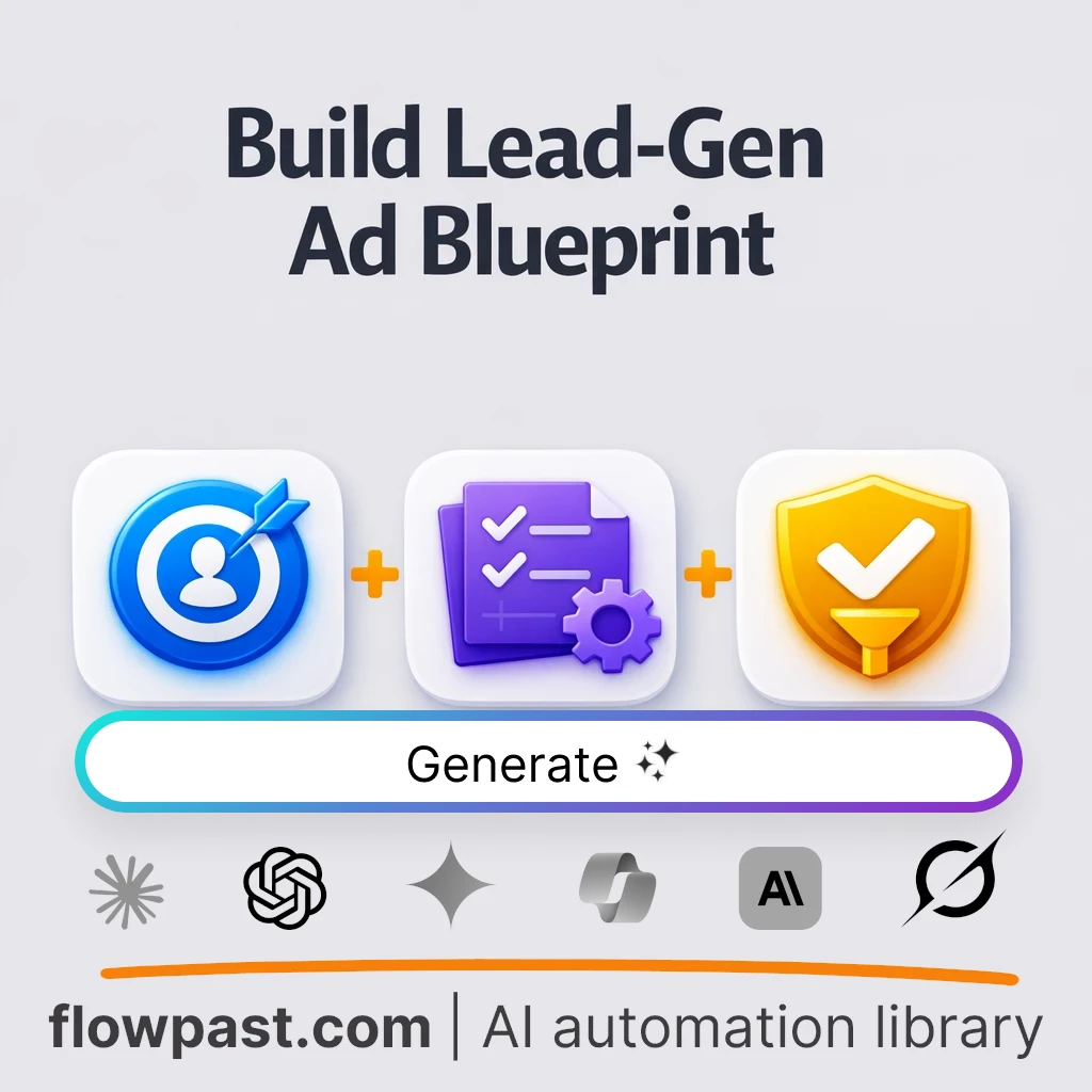 Build a Lead Gen Paid Media Blueprint AI Prompt - AI prompt template