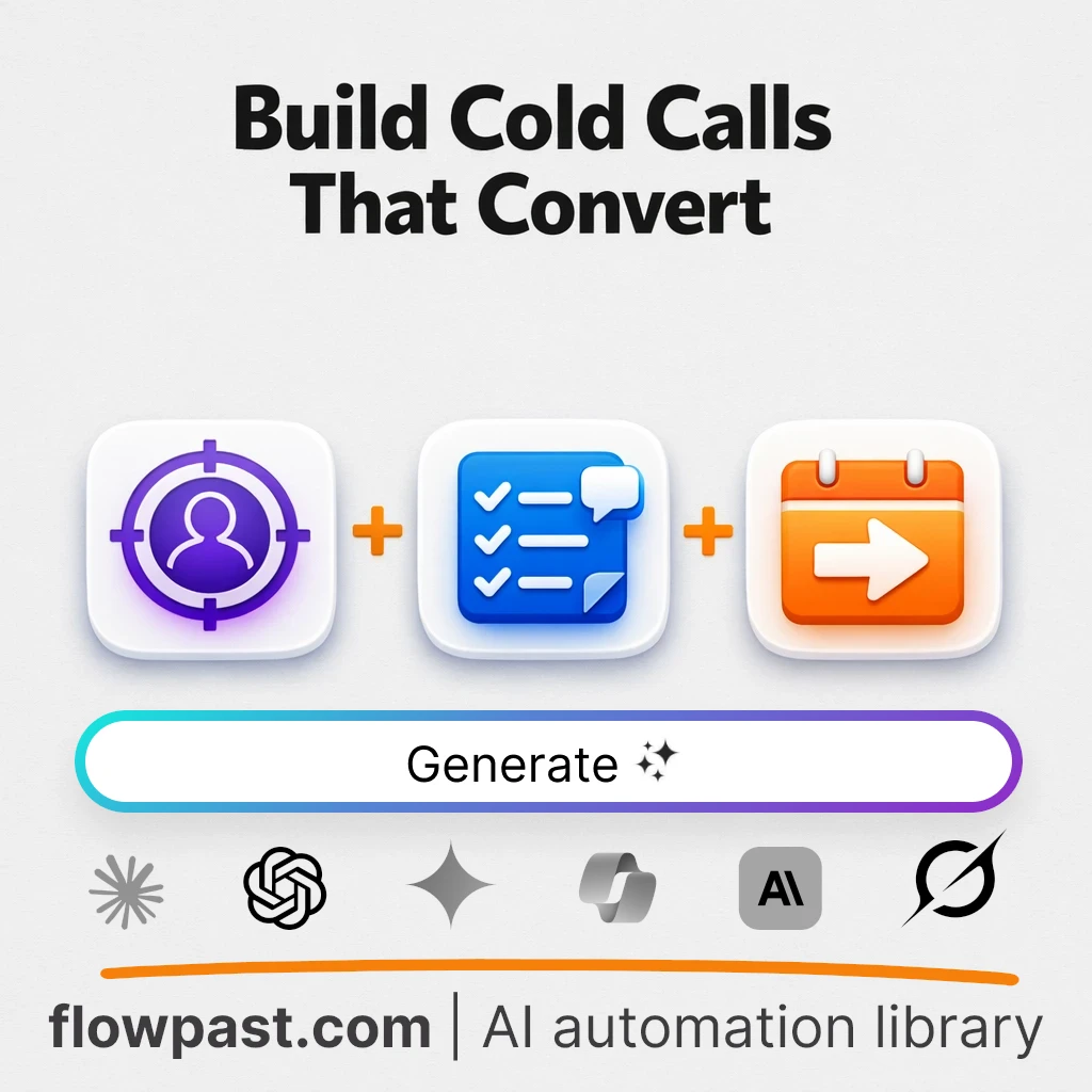 Cold-Call Script Builder AI Prompt - AI prompt template