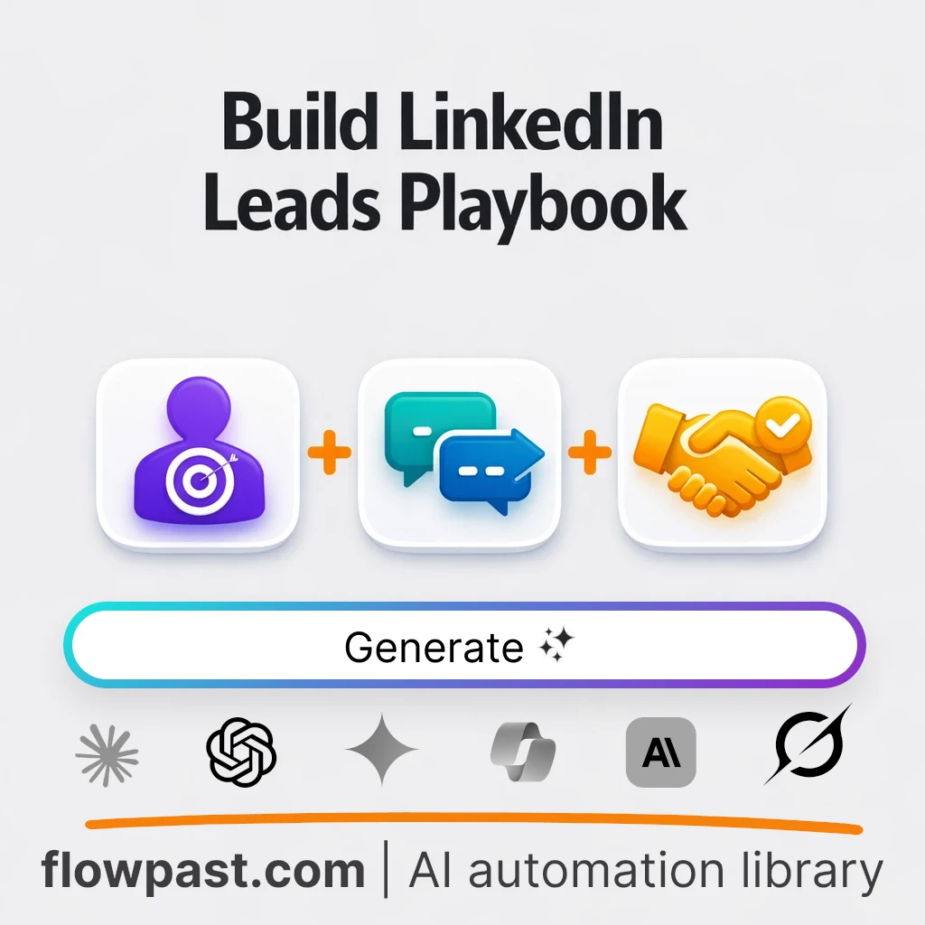 Create a LinkedIn Lead Gen Playbook with this AI Prompt - AI prompt template