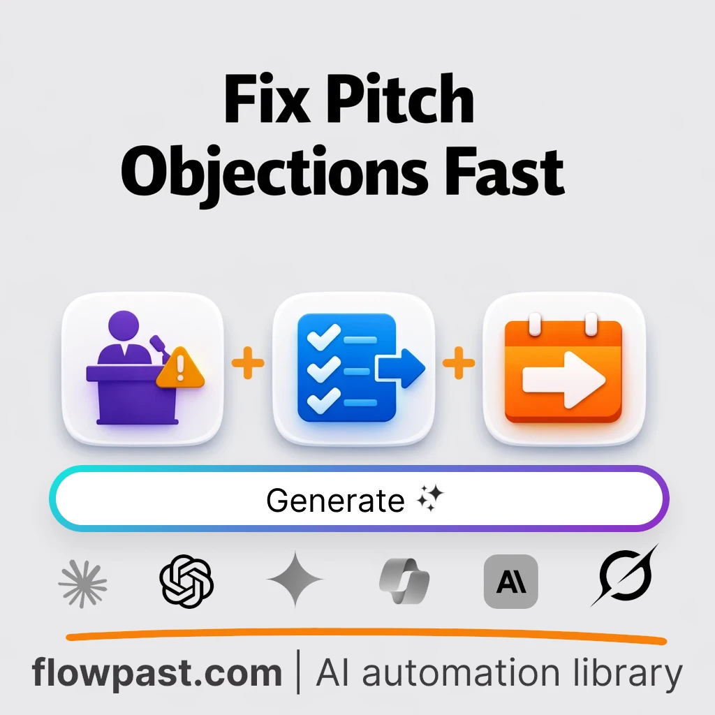 AI Prompt to Build Industry Pitch Troubleshooting Playbooks - AI prompt template